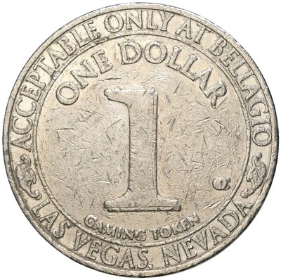 Игровой жетон 1 доллар США (Лас-Вегас)