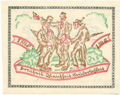 1 марка 1920 года Германия — город Штекхайм (Нотгельд)