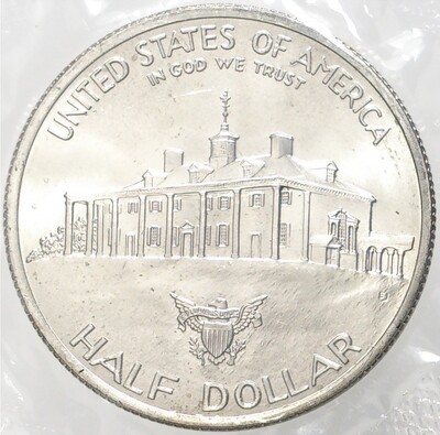1/2 доллара 1982 года D США «250 лет со дня рождения Джорджа Вашингтона»