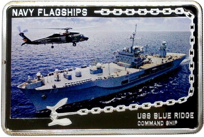 500 шиллингов 2014 года Танзания «Флагманы ВМС — USS Blue Ridge»