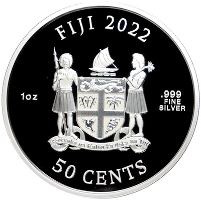 50 центов 2021 года Фиджи «Собаки»