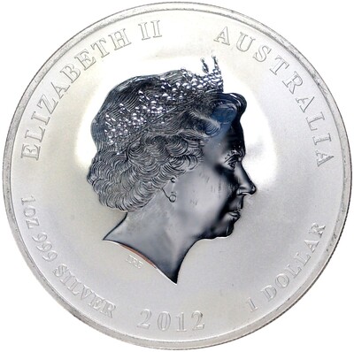 1 доллар 2012 года Австралия «Год дракона»