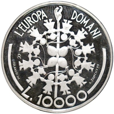10000 лир 1999 года Сан-Марино «Европейский союз»