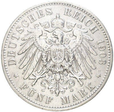 5 марок 1903 года Германия (Пруссия)