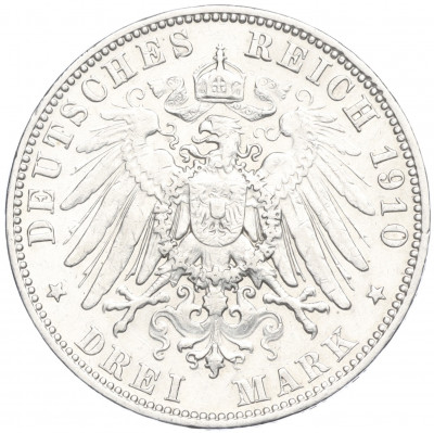 3 марки 1910 года Германия (Саксония)