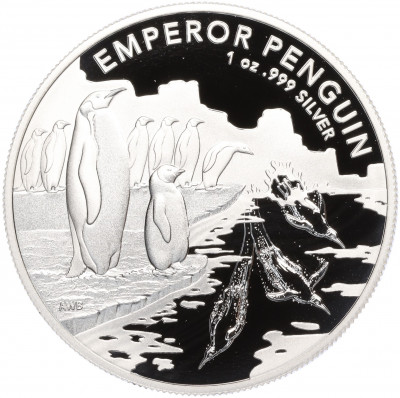 1 доллар 2023 года Австралия «Императорский пингвин»
