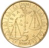 5 евро 2020 года Сан-Марино «Знаки зодиака — Весы»