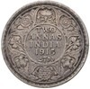 2 анны 1915 года Британская Индия