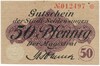 50 пфеннигов 1917 года Германия — город Шлойзинген (Нотгельд)