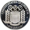 1 доллар 1992 года S США «XXV летние Олимпийские Игры 1992 в Барселоне — Бейсбол»