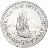 5 шиллингов 1952 года Британская Южная Африка «300 лет основанию Кейптауна»