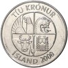 10 крон 2008 года Исландия