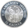 10 крон 2005 года Дания «Сказки Андерсона — Гадкий утенок»