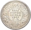1/2 рупии 1921 года Британская Индия