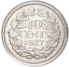 10 центов 1927 года Нидерланды