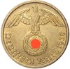 10 рейхспфеннигов 1938 года G Германия