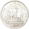 1000 лир 1977 года Сан-Марино «600 лет со дня рождения Филиппо Брунеллески»