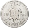 6 пенсов 1936 года Фиджи