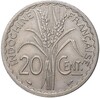 20 центов 1939 года Французский Индокитай