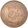 2 цента 1961 года Британские Сейшелы