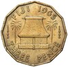3 пенса 1965 года Фиджи