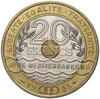20 франков 1993 года Франция «Средиземноморские Игры»