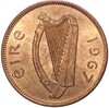 1/2 пенни 1967 года Ирландия