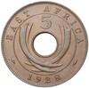 5 центов 1928 года Британская Восточная Африка