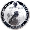 1 доллар 2020 года Австралия «Австралийская Кукабарра — 30 лет выпуска»