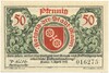 50 пфеннигов 1921 года Германия — город Майнц (Нотгельд)