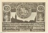 25 пфеннигов 1921 года Германия — город Бюргель (Нотгельд)