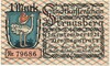 1 марка 1921 года Германия — город Штраусберг (Нотгельд)