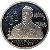 1 рубль 1993 года ММД «Александр Порфирьевич Бородин»