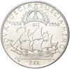 2 кроны 1938 года Швеция «300 лет поселению Делавэр»