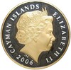 5 долларов 2006 года Каймановы острова «80 лет со дня рождения Елизаветы II»