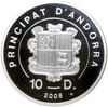 10 динеров 2008 года Андорра «Экстрим — Мотофристайл»