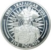 5 фунтов 2005 года Гибралтар «200 лет Трафальгарской битве — Наполеон I»