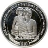 10 долларов 2006 года Британские Виргинские острова «80 лет со дня рождения Королевы Елизаветы II — Молодая Елизавета с матерью»