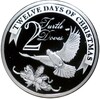 2 доллара 2009 года Ниуэ «Двенадцать дней Рождества — День 2 (Горлица)»