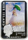 1 доллар 2010 года Ниуэ «Известные художники — Клод Моне»