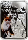 1 доллар 2012 года Ниуэ «Искусство охоты — Охота на лис»