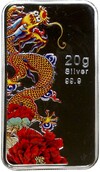 1 доллар 2012 года Острова Кука «Китайский гороскоп — Год дракона (Оранжевый дракон)»