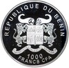 1000 франков 2013 года Бенин «Романтические места — Бавария»