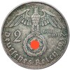 2 рейхсмарки 1937 года D Германия
