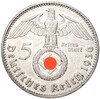 5 рейхсмарок 1936 года J Германия