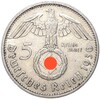 5 рейхсмарок 1936 года F Германия