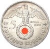 5 рейхсмарок 1939 года F Германия