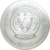 1000 шиллингов 2009 года Руанда «Знаки зодиака — Близнецы»