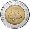 500 лир 1986 года Сан-Марино