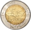 5 евро 2007 года Финляндия «90 лет независимости»
